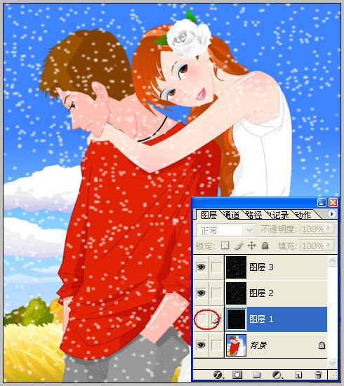 Photoshop˾Ϊѩ